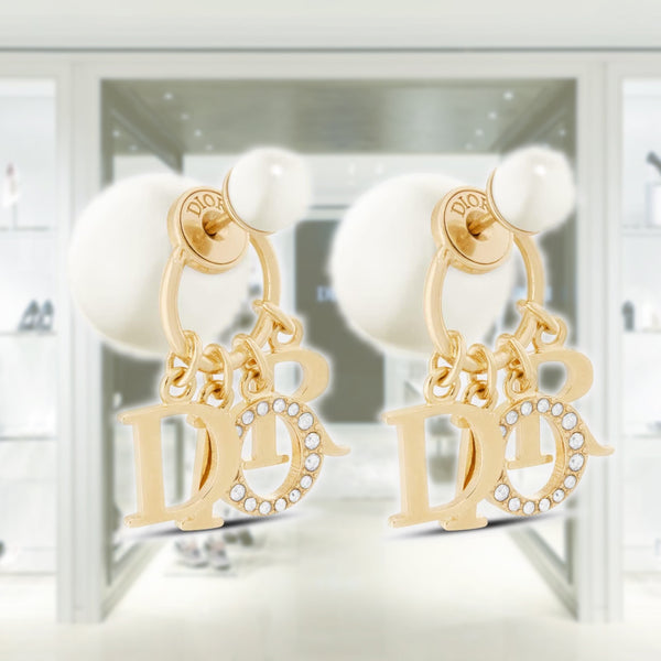 Christian Dior ディオール ダイス サイコロ キューブ ピアス
