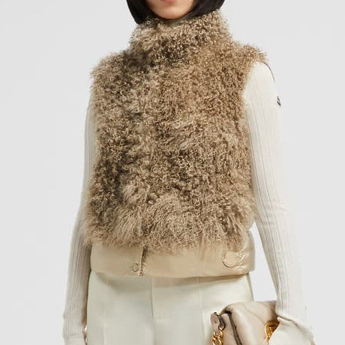 Ermione Shearling Down Gilet