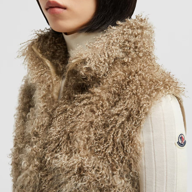 Ermione Shearling Down Gilet