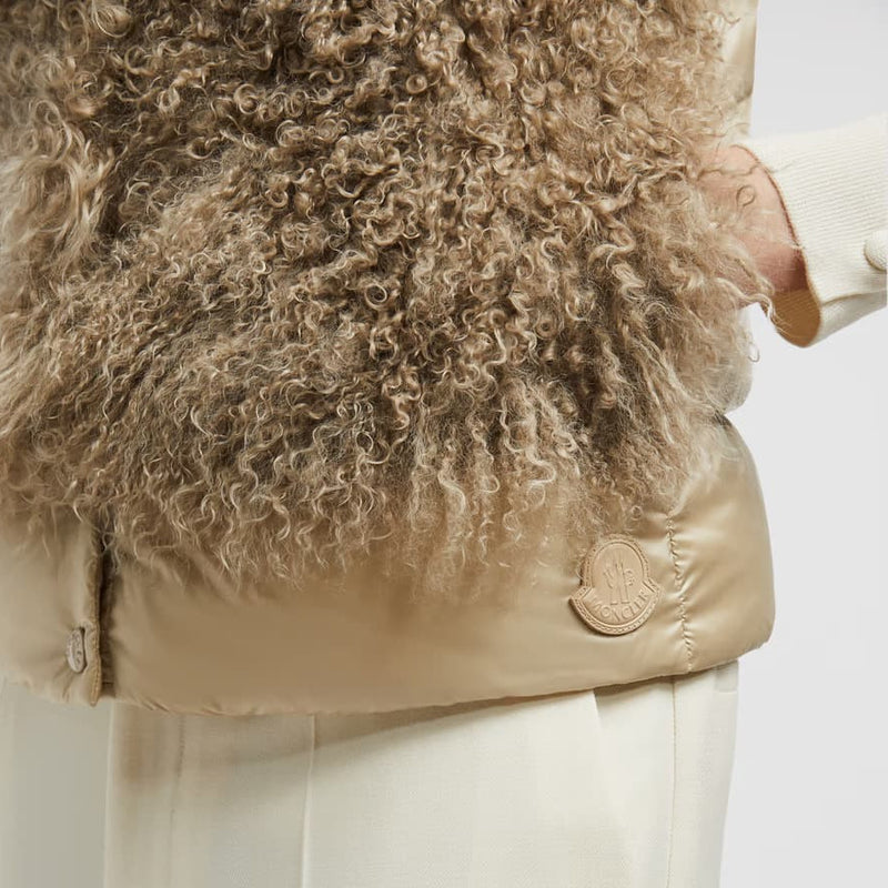 Ermione Shearling Down Gilet