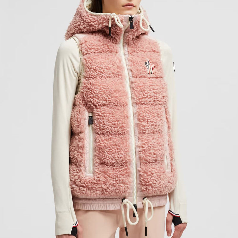 Padded Teddy Zip-Up Gilet