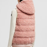 Padded Teddy Zip-Up Gilet