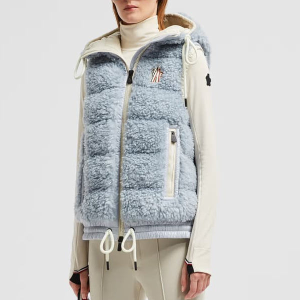 Padded Teddy Zip-Up Gilet