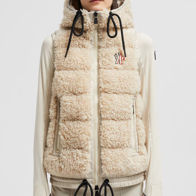 Padded Teddy Zip-Up Gilet