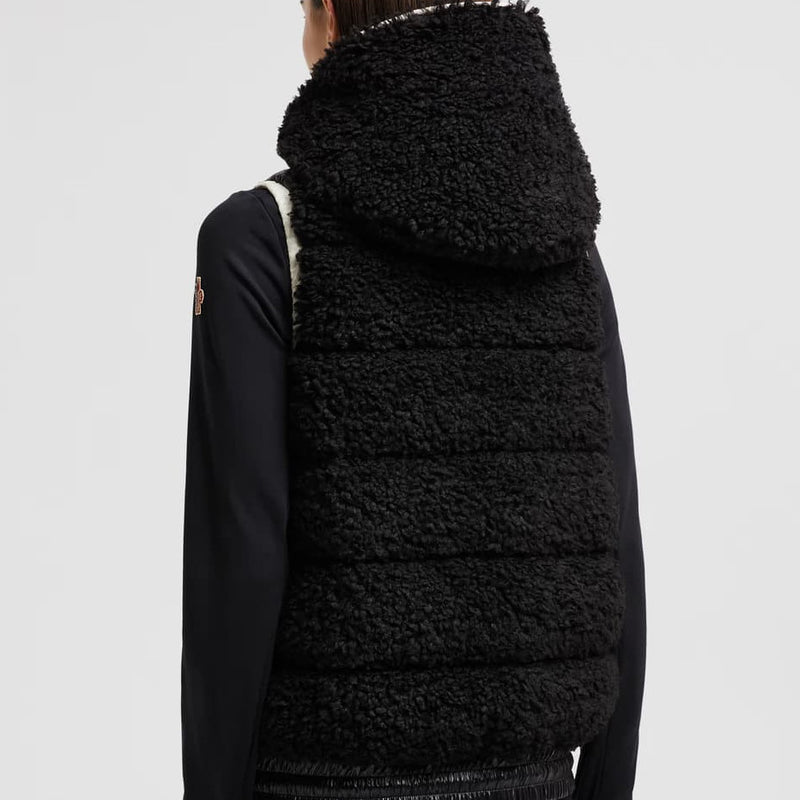 Padded Teddy Zip-Up Gilet