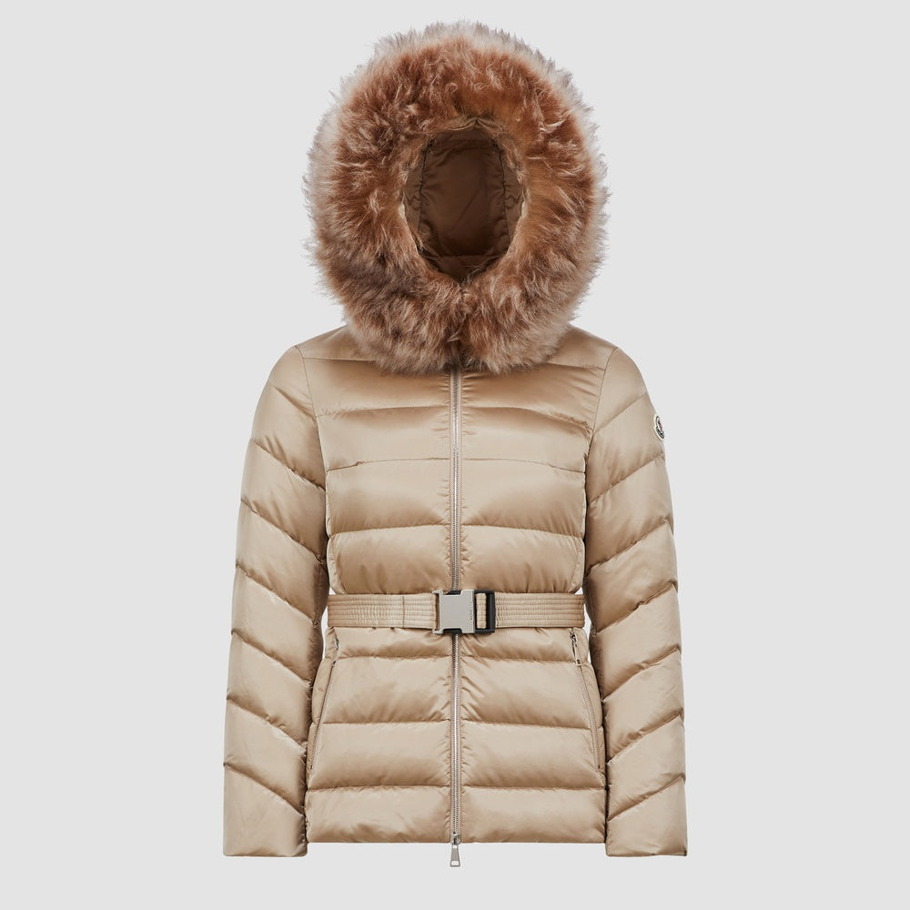 正規★MONCLER CUPIDONE フード付きシアリングショートダウン MONCLER CUPIDONE フード付きシアリングショートダウン