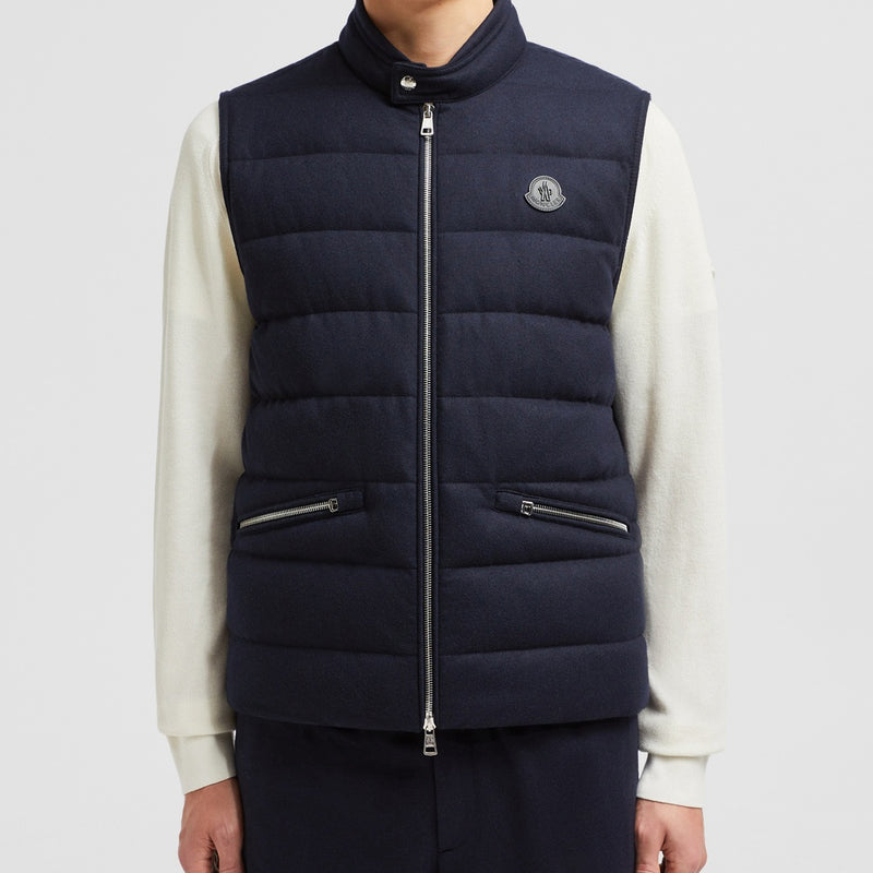 GALLIENNE カシミアダウンジレ