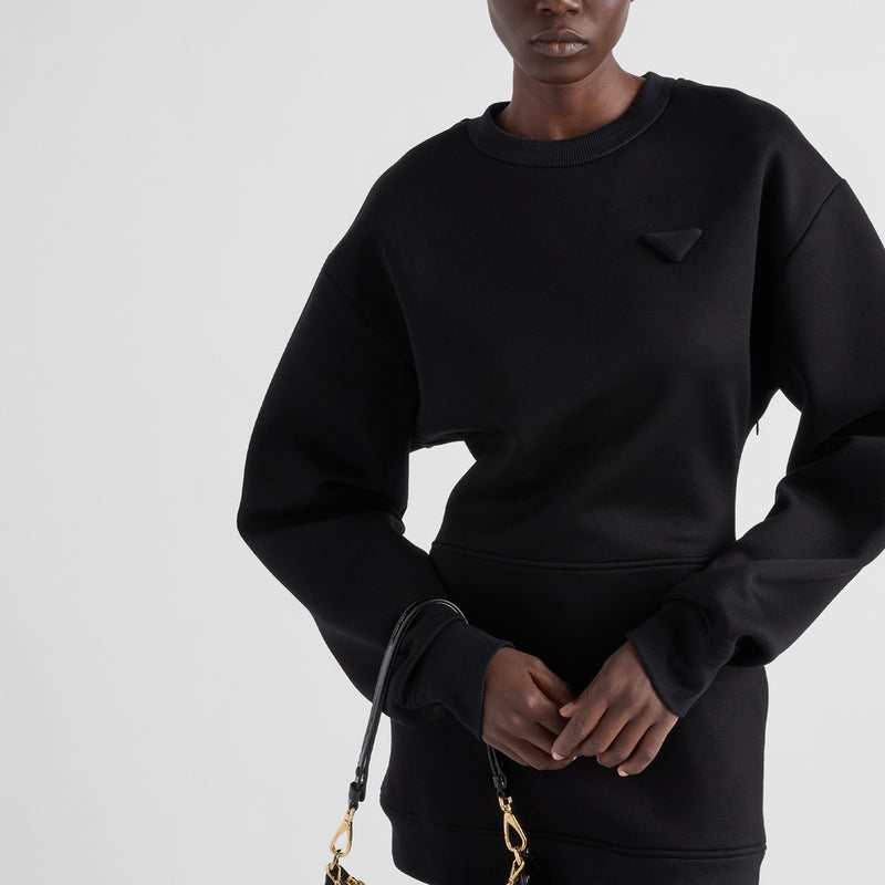 PRADA★フリース ショートドレス ナチュラル フリース ショートドレス | PRADA